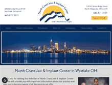 Tablet Screenshot of northcoastjawcenter.com